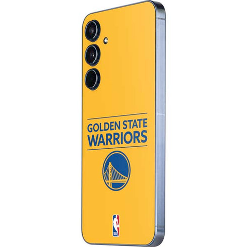 NBA Golden State Warriors Standard - Yellow Galaxy A35 5G Skin